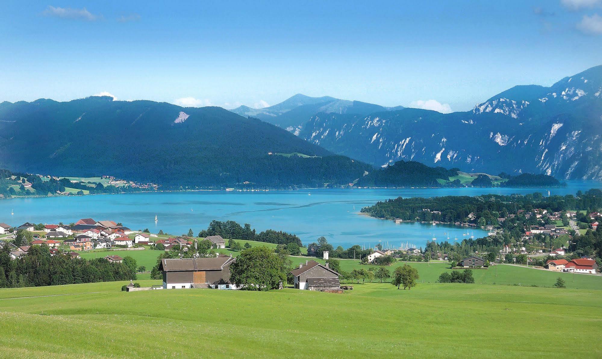 Gaestehaus Stabauer Mondsee Bagian luar foto